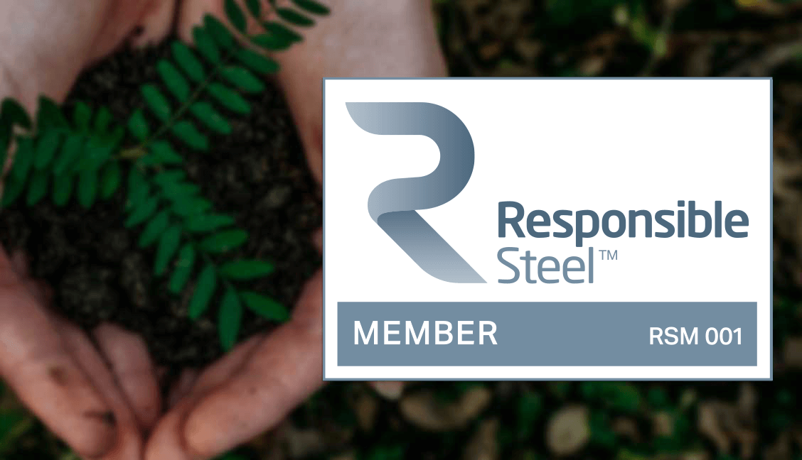 2023 - Became a member of the Responsible Steel organization